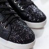 Чорні кросівки з блискучим покриттям Vieira - Взуття