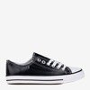 Чорні кросівки з еко-шкіри Multuma- Взуття 1