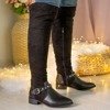 Чорні плоскі каблуки Lumiene - Взуття