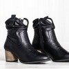 Чорні теплі ковбойські черевики Vincenza - Взуття