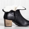 Чорні теплі ковбойські черевики Vincenza - Взуття