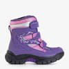 Фіолетові дівчачі снігові черевики Sine - Взуття