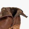 Коричневі жіночі ковбойські черевики на плоскому каблуці від Alegre - туфлі