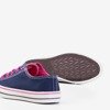 Кросівки темно-сині з рожевими шнурками Fips - Взуття