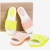 Неонові жовті стьобані тапочки Pixa - Взуття 1