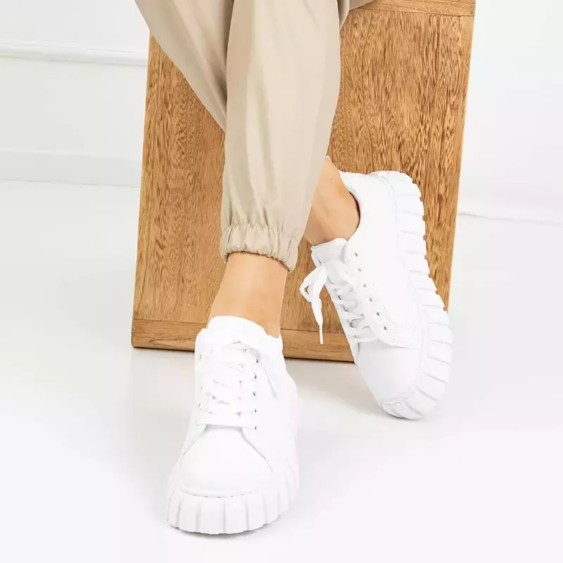 OUTLET Omamo білі спортивні кеди жіночі - Взуття