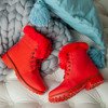 Похідні черевики з утепленим червоним клотильдом - Взуття