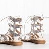 Римські сандалі Aduss срібні - Взуття 1