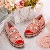 Рожеві туфлі з орнаментом Lagerrla - Взуття