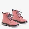 Темно-рожеві жіночі черевики з еко-шкіри Sereia - Взуття