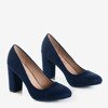 Темно-сині насоси на штангу Amelle - Взуття