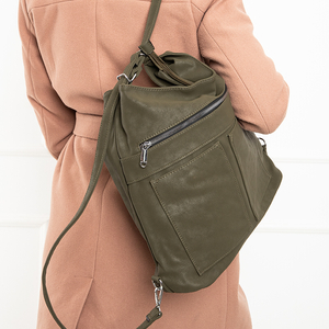 Темно-зелена жіноча сумка