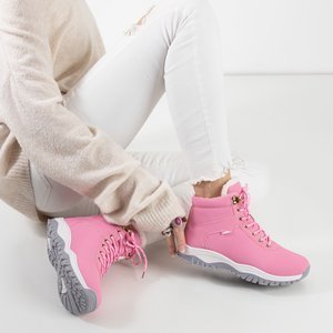 Verena рожеві жіночі утеплені снігові черевики - туфлі