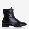 Жіночі чорні черевики на плоскому каблуці Клюнія - Взуття
