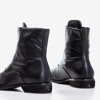 Жіночі чорні черевики на плоскому каблуці Клюнія - Взуття