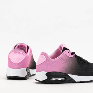 Жіночі кросівки в рожево-чорному кольорі Tigerisa