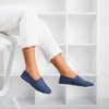 Жіночі сині мокасини типу сліпони Slavarina - Взуття
