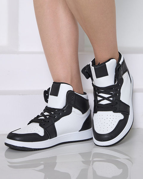 Жіночі спортивні кросівки чорно-білі Magos- Shoes